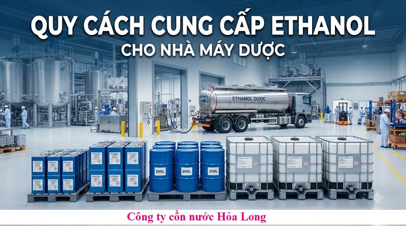 Cồn Ethanol Dược Phẩm Đạt Chuẩn GMP – Nguyên Liệu Quan Trọng Cho Ngành Dược